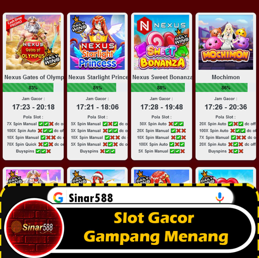 Sinar588 – Situs Slot Gacor Gampang Menang Winrate Ampuh